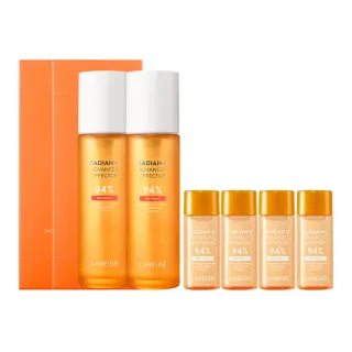 【LANEIGE 蘭芝】維他命C淨膚煥顏精露150ml 雙入組(LANEIGE 美白化妝水 保養 去角質)