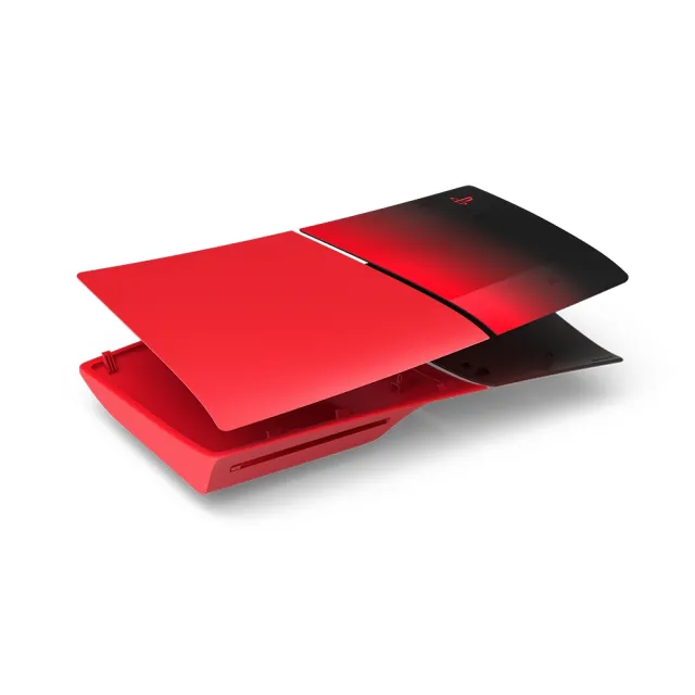 【SONY 索尼】PS5 Slim光碟版 主機護蓋(電音紅)