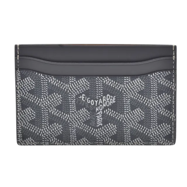 【GOYARD 高雅德】經典滿版LOGO手工帆布萬用卡夾(灰色CARDHOLDER-K48-GRAY)