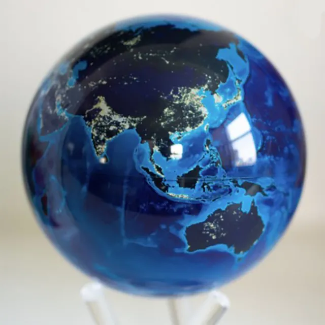 【MOVA】光能地球儀 -夜晚衛星視圖Earth at night 經典款 4.5吋(居家擺設．精緻送禮．轉運．紀念日．生日)