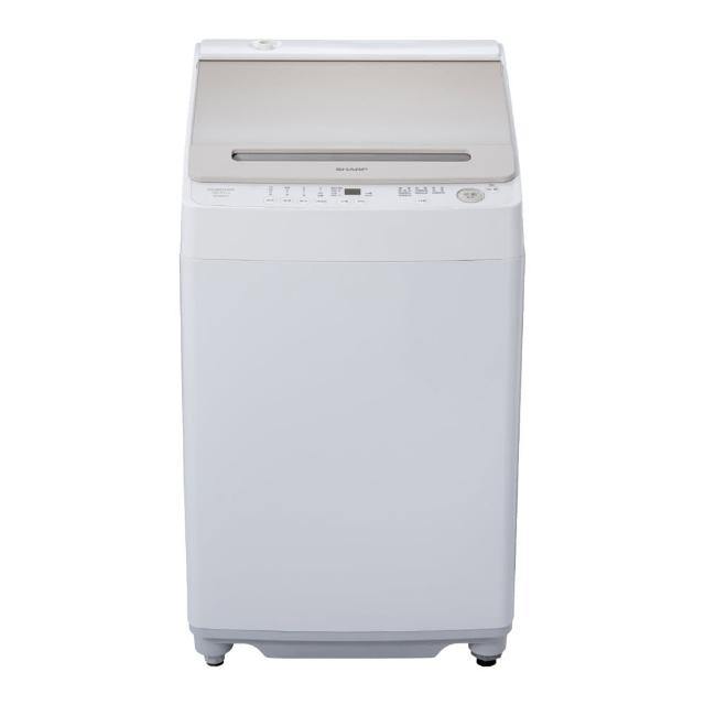 【SHARP 夏普】家電快配12公斤無孔槽變頻直立式洗衣機(ES-ASG12T)