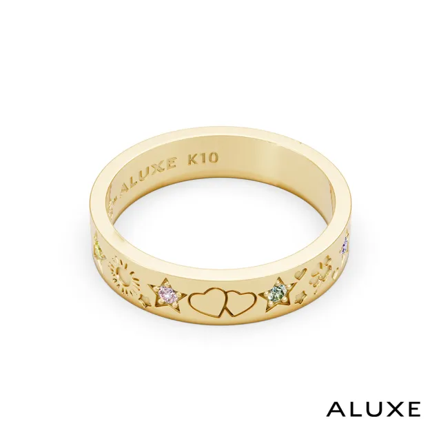 【ALUXE 亞立詩】10K金 童話光影戒指 RG0307 (CareBears聯名系列)