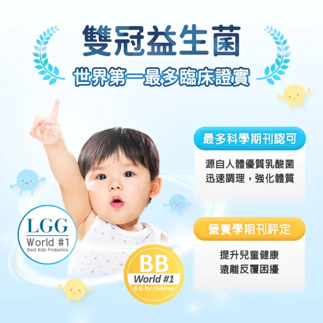 【iHDoc】益兒舒 LGG+BB益生菌咀嚼錠 1盒(60粒/盒)