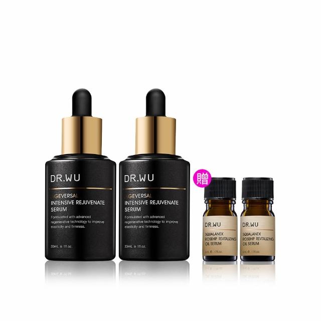 【DR.WU 達爾膚】2026全新升級！玫瑰PDRN 超逆齡肌因再生精華30ML(2入組)