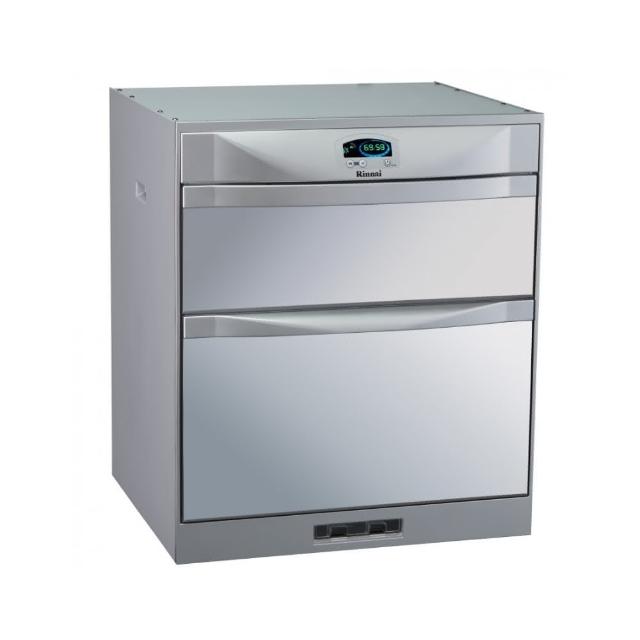 【林內】落地式雙門抽屜臭氧殺菌烘碗機50公分(RKD-5053基本安裝)