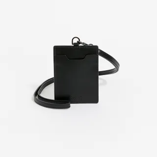 【uniarts】歐系頂級牛皮雙面直式證件套(黑)