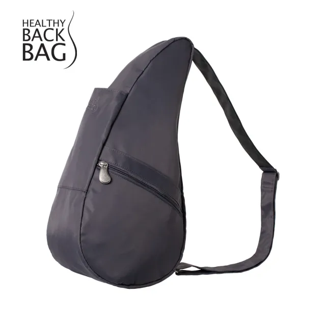 【HEALTHY BACK BAG】官方直營-再生材質 RECYCLED NYLON SMALL 斜背包-靜謐灰 男包 女包 側背包 斜背包