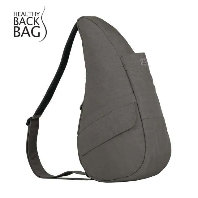 【HEALTHY BACK BAG】官方直營-基本款 TEXTURED NYLON SMALL 斜背包-芝麻棕 男包 女包 側背包 斜背包