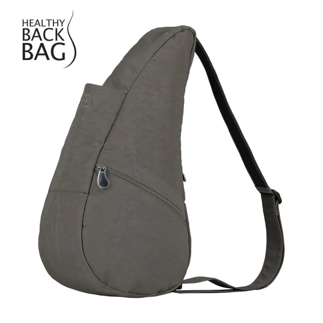 【HEALTHY BACK BAG】官方直營-基本款 TEXTURED NYLON SMALL 斜背包-芝麻棕 男包 女包 側背包 斜背包