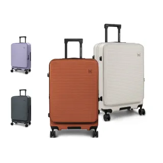 【American Explorer 美國探險家】24吋 前開式 上掀式 可加大 PC箱 行李箱 雙層防盜拉鍊 TSA鎖 CF62 旅行箱