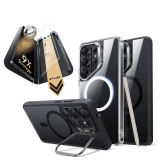 【ESR 億色】三星 S26 Ultra殼膜2件組-巧匯鏡頭支架防摔殼+康寧原廠授權螢幕膜1片