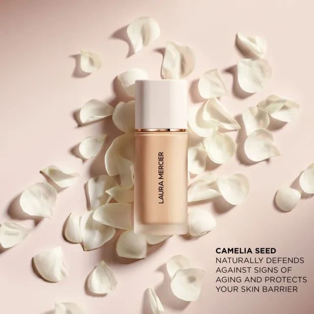 【LAURA MERCIER 蘿拉蜜思】極致煥顏輕透完美粉底 30ml(粉底液 底妝 無瑕底妝 薄透妝感 LAURA MERCIER)