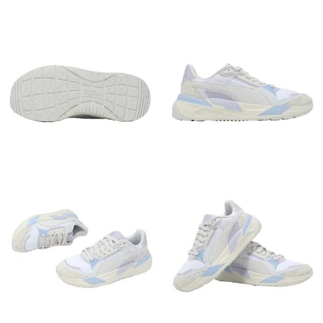 【PUMA】休閒鞋 Trinity 2 男鞋 女鞋 白 灰 復古 拼接 厚底 運動鞋 400230-17