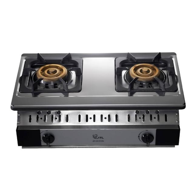 【喜特麗】正三環雙口嵌入爐(JT-GU268S 原廠安裝)