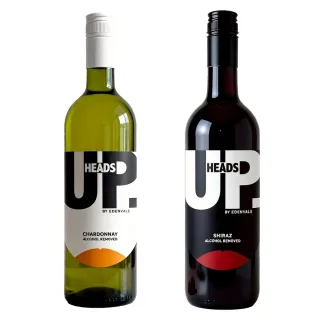 【HEADS UP】EDENVALE伊威-無酒精紅酒/白酒750mlx6瓶(附提袋 零酒精的養生葡萄飲)