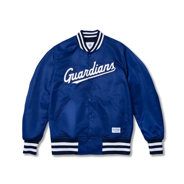 【富邦悍將】GUARDIANS經典款棒球夾克(深寶藍_XS-3XL)