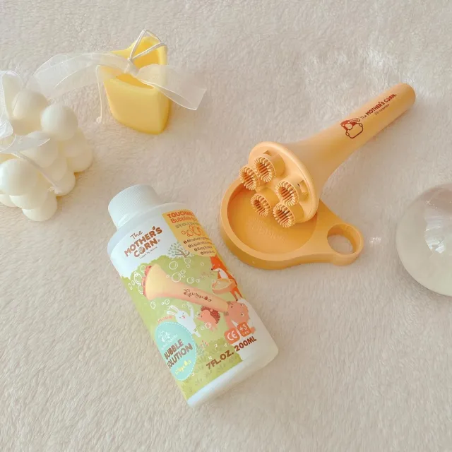 【mother’s corn】韓國 兒童專用不易破泡泡組 (泡泡玩具 戶外玩具 輕鬆吹出大泡泡 放電神器)