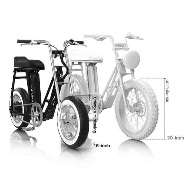 【SEic】Unimoke miniswing_珍珠黑(電輔車)