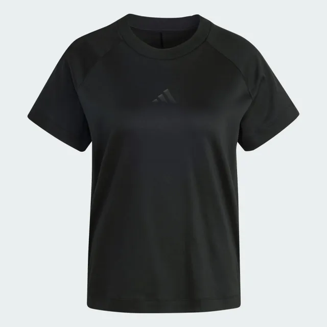 【adidas 愛迪達】W Sl Reg T 女 T恤 運動上衣 休閒短袖 黑 亞版(KC8089)