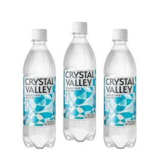 【金車】CrystalValley礦沛氣泡水585mlx3箱(共72入)