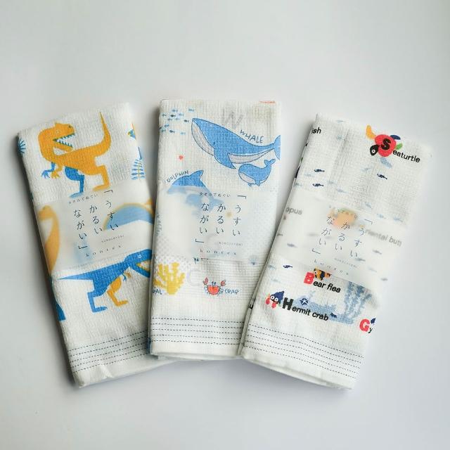 【KONTEX】純棉多功能日本棉紗長巾- 九色(100% 日本製)