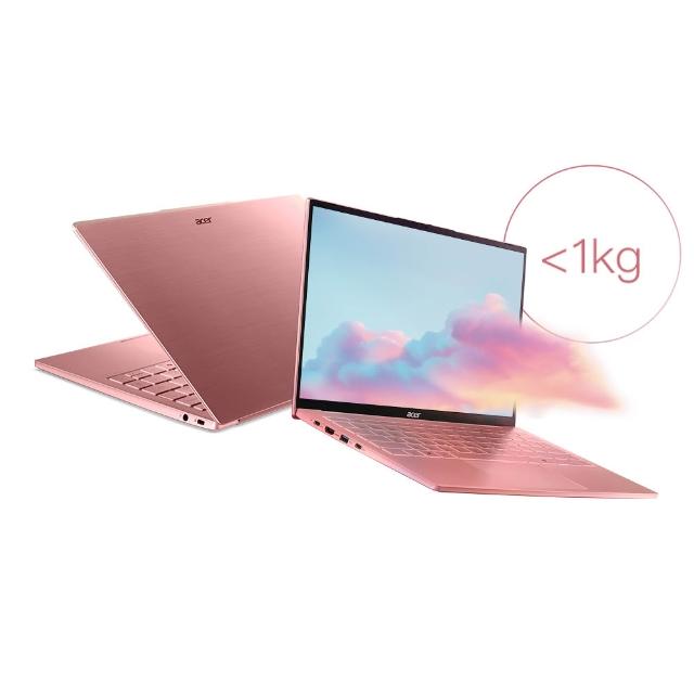 【Acer 宏碁】筆電包/滑鼠組★14吋Ultra5 999g AI筆電-幻境粉(SFL14-54M-50UG/Ultra 5-115U/16G/512G/W11)