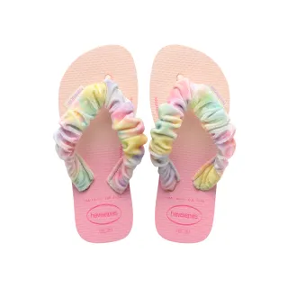 【havaianas 哈瓦仕】拖鞋 童鞋 兒童 夾腳拖 漸層 Kids Fluffy 可愛粉 4149941-0076K (哈瓦士)