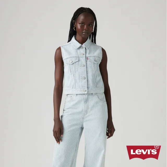 【LEVIS】女款 TYPE III三代丹寧牛仔背心 熱賣單品 A7437-0007