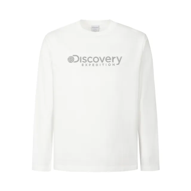 【Discovery Expedition】經典大LOGO 長袖上衣 長袖T恤 (DXRL3A061-WHS)