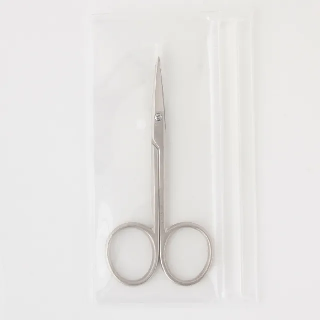 【MUJI 無印良品】鋼製眉毛用剪刀 全長約90mm