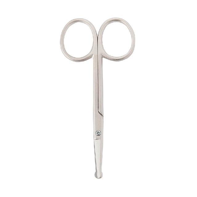 【MUJI 無印良品】鋼製修容剪刀 全長約90mm