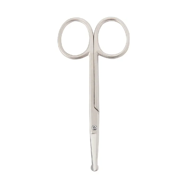 【MUJI 無印良品】鋼製修容剪刀 全長約90mm
