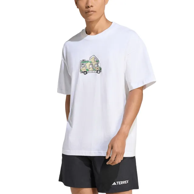 【adidas 愛迪達】圓領短袖T恤  M CAMPER G T 男 - KB9633