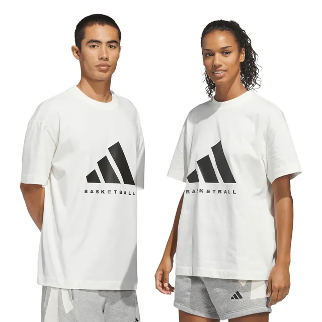 【adidas 愛迪達】圓領短袖T恤  ADIDAS SS TEE 男女 - JZ9528