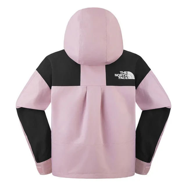 【The North Face】北臉 衝鋒衣 女 運動連帽外套 防風 防潑水 透氣 W REIGN ON JACKET - AP 粉 NF0A8FZRF0I