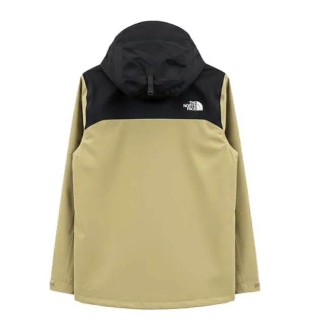 【The North Face】北臉 衝鋒衣 男 運動連帽外套 防風 防潑水 透氣 M SANGRO 2.0 卡其綠 NF0A8DX1KAL