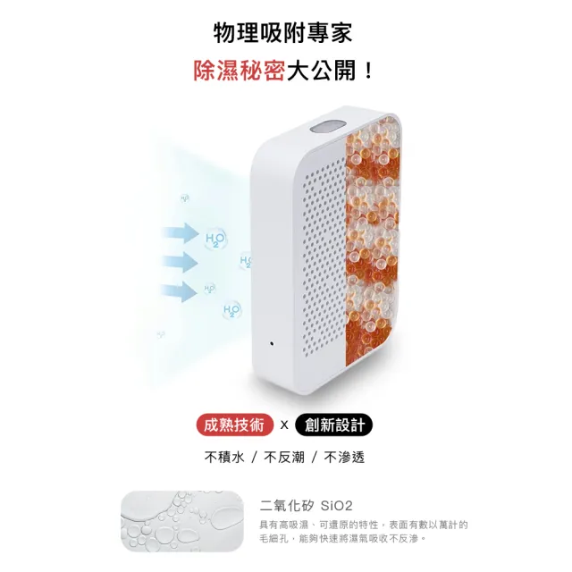 【grantclassic】吸乾淨CyPure 寵物再生除濕盒(白色 官方直營 一年保固)
