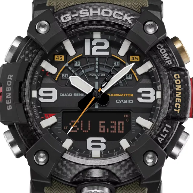 【CASIO 卡西歐】G-SHOCK MUDMASTER 藍芽連線 多功能腕錶 錶 週年慶 雙11 (GG-B100X-1A3)