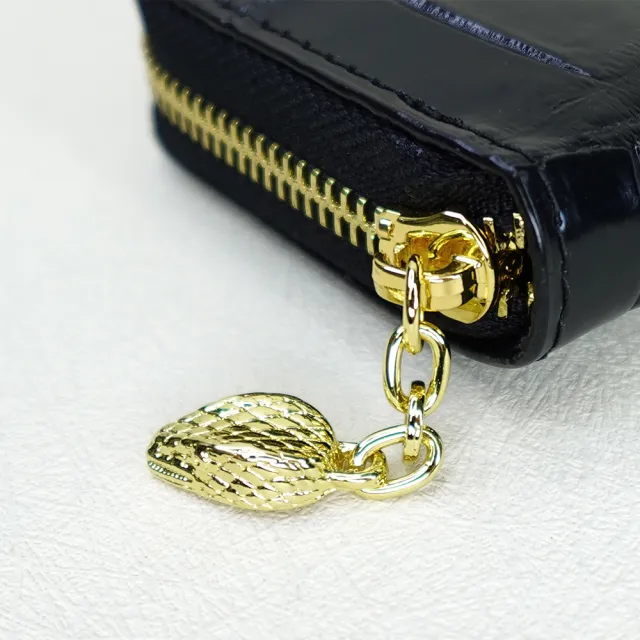 【M2ND】珍稀鱷魚腹皮卡夾錢包(Y02D)