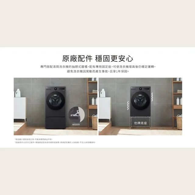 【LG 樂金】屜式組合層櫃 霧面黑色 LWP-25N24