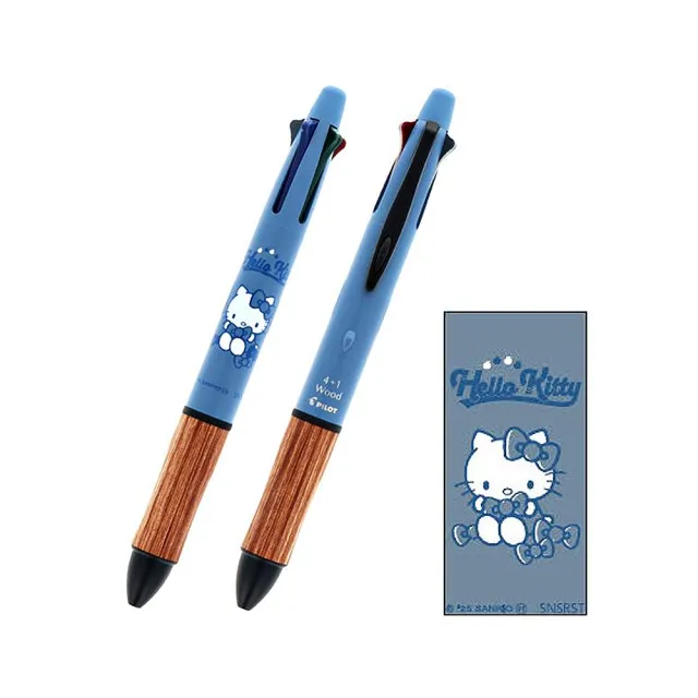 【PILOT 百樂】木質4+1 0.5多功能筆-三麗鷗 學生 文具 開學 辦公