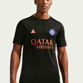 【NIKE 耐吉】短袖上衣 男 INTER MNK DF ACDPR SSTOP PM SE ACG 米蘭 足球 黑 (IB3807010)