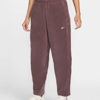 【NIKE 耐吉】長褲 女 AS W NK ONE TF MR FL PANT POLA CNY 馬年 柔軟 保暖 棕紅(HV3708502)