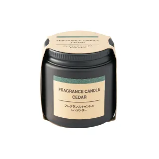 【MUJI 無印良品】芬香蠟燭.雪松香味/85g