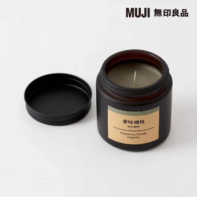 【MUJI 無印良品】芬香蠟燭.檜木香味/85g