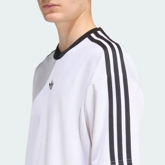 【adidas 愛迪達】ADICOLOR 短袖上衣(KD5829 男款 ORIGINALS休閒運動T恤 白色)