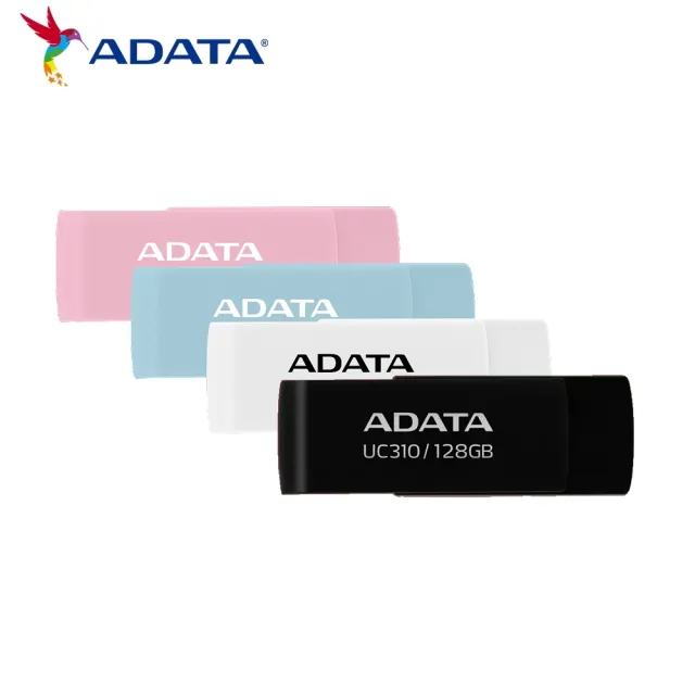 【ADATA 威剛】UC310  128GB USB3.2旋轉隨身碟