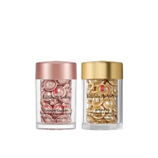 【Elizabeth Arden 伊麗莎白雅頓】官方直營 早C晚A雙效護膚膠囊組(HPR膠囊30顆+黃金膠囊30顆)