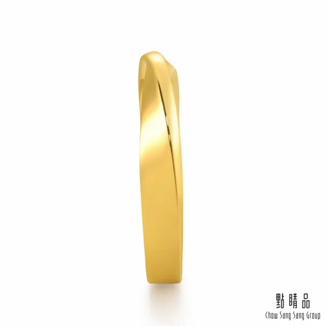 【點睛品】莫比烏斯環 黃金戒指_計價黃金(港圍23號)