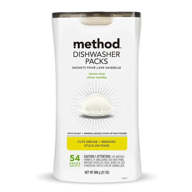 【method 美則】潔淨三效聰明洗碗球54顆(洗碗機專用 洗滌球 洗碗錠洗碗粉)